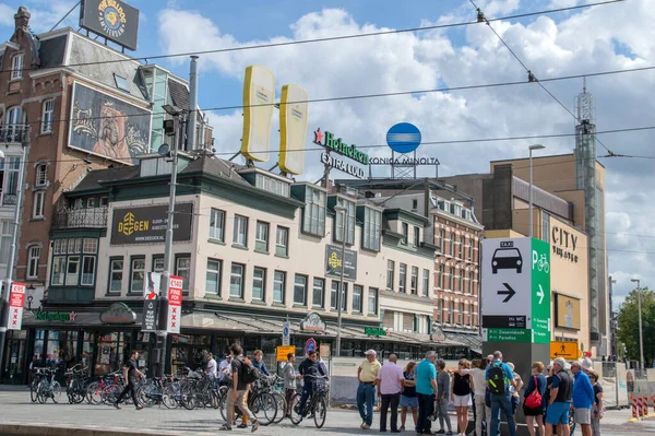 Cityscape Leidseplein Amsterdam Netherlands 2019 — Stock fotografie