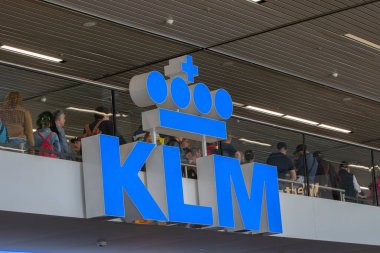 Billboard klm Schiphol Havaalanı Hollanda 2019