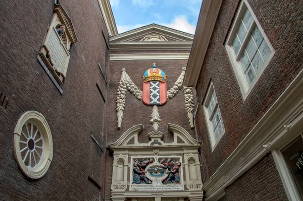 Ornamento Entrada Museu Amsterdã Holanda 2018 — Fotografia de Stock