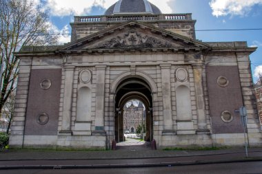 Amsterdam Doğu 'daki Muiderpoort Binası Hollanda 2019