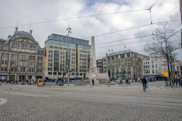 Dam Amsterdam Nederland 2019 — Stockfoto