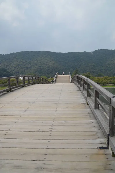 Célèbre Pont Kintai Iwakuni Japon 2015 — Photo