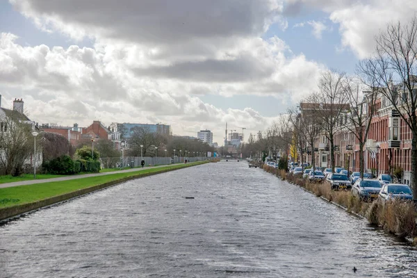 Canal Transvaalkade Ámsterdam 2019 — Foto de Stock