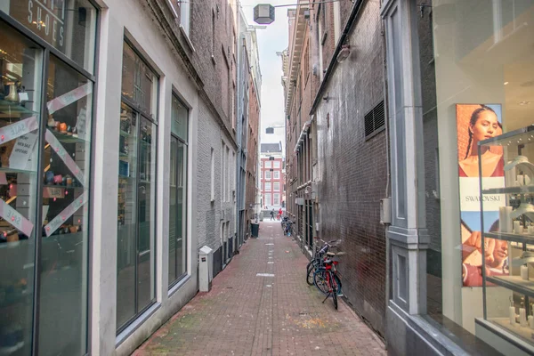 Watersteeg Street Amsterdam Ολλανδία 2019 — Φωτογραφία Αρχείου