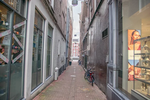 Улица Уотерстед Амстердаме Нидерланды 2019 — стоковое фото