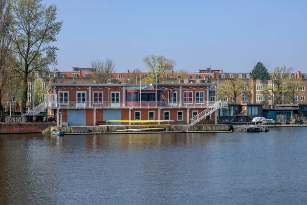 Asr Nereus Building Amstel River Amsterdam Netherlands 2019 — Stock Photo, Image