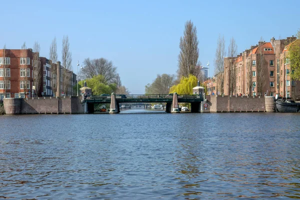 Kramerbrug Amsterdam Hollanda 2019 — Stok fotoğraf