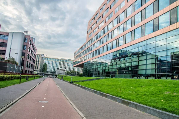 Bisiklet Yolu 'na bak Amsterdam' da Hoekenrode Hollanda 2018