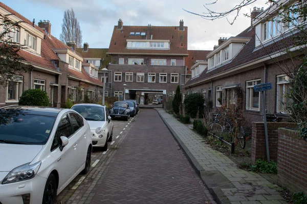 Amsterdam Daki Weidestraat Caddesi Hollanda 2021 — Stok fotoğraf