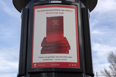 Billboard Reklam Defteri Michael Ignatieff Amsterdam Hollanda 2-1-2022