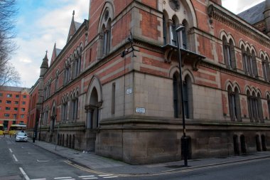 Manchester İngiltere 'de Minshull Sokağı, 9-12-2019
