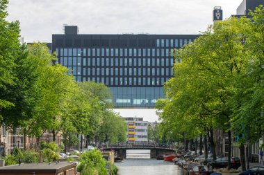 View On The Nieuwe Achtergracht Canal At Amsterdam The Netherlands 6-7-2019