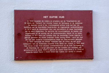 Utrecht 'teki Billboard Het Duitse Huis 27-12-2019
