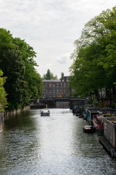 Vue Sur Canal Nieuwe Prinsengracht Amsterdam Pays Bas 2019 — Photo