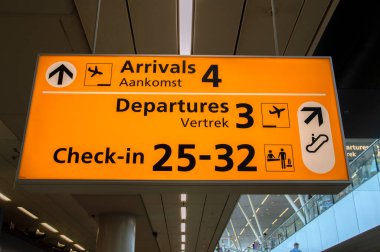 Hollanda, Schiphol Havaalanı 'nda Yön Bildirgesi 20-4-2019