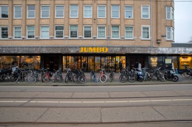 Amsterdam 'daki Jumbo Süpermarketi Hollanda 24-2-2021