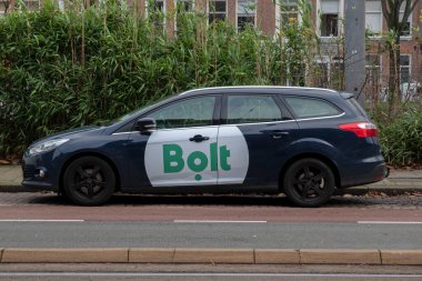 Amsterdam 'daki Bolt Company Car Hollanda 9-12-2021