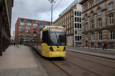 Metro Altrincham 'a gidiyor Manchester İngiltere 8-12-2019
