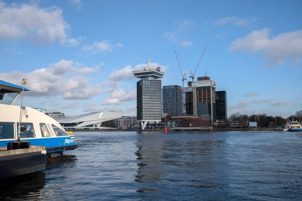 Gvb Ferry Amsterdam Netherlands 2020 — Stock Photo, Image