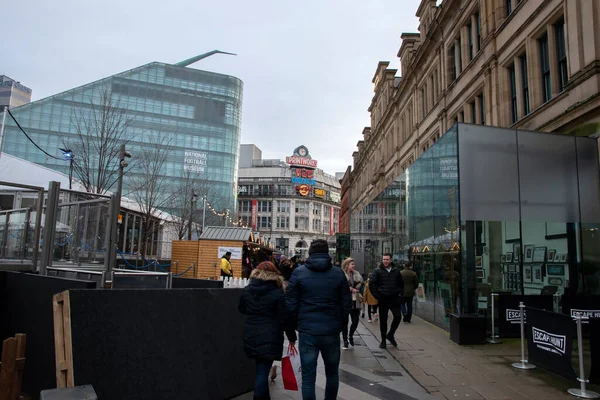 Exchange Square Manchester Angleterre 2019 — Photo
