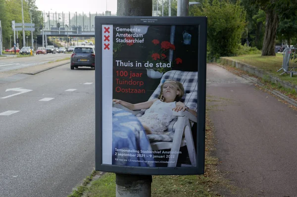 Billboard Gemeente Stadsarchief Amsterdam 'da Hollanda 20-9-2021