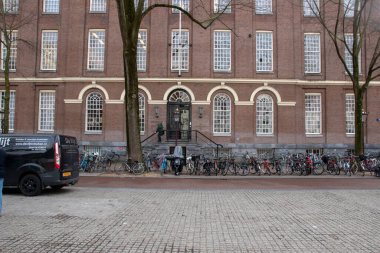 Amsterdam 'daki Maagdenhuis Binası Hollanda 18-2-2020