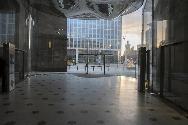 Entrance Manchester Central Library Manchester England 2019 — Stock fotografie
