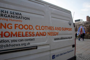Sikh Sewa Organizasyonu Manchester İngiltere 'deki Evsizlere Yardım Derneği 8-12-2019