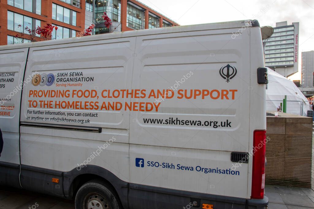 Sikh Sewa Organization Charity For The Homeless At Manchester England 8-12-2019