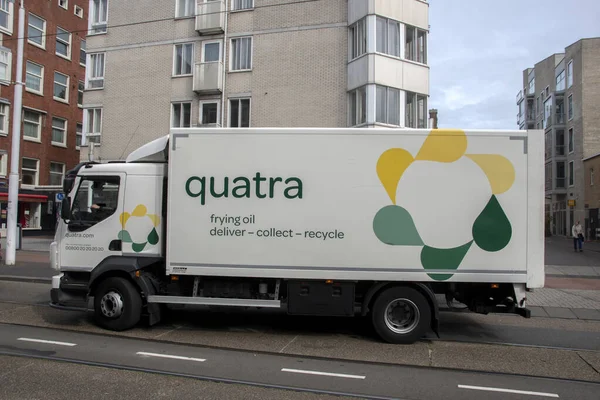 Amsterdam 'daki Quatra Şirketi Kamyoneti Hollanda 13-9-2021