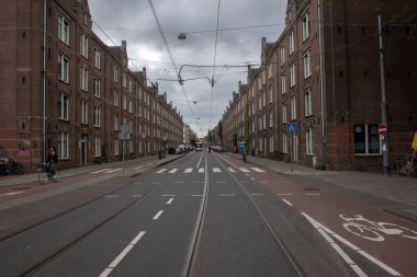 Amsterdam Marnixstraat Sokağı Hollanda 2-9-2021