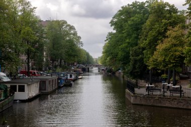Görüntü Amsterdam 'daki Ben Polakbrug' dan Hollanda 30-12-2021