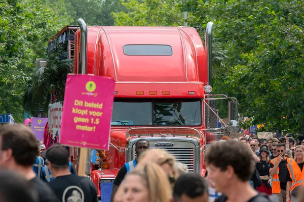 Unmute Truck Unmute Amsterdam Нидерланды 2021 — стоковое фото