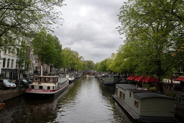 Vue Pont Amsterdam Pays Bas 2021 — Photo