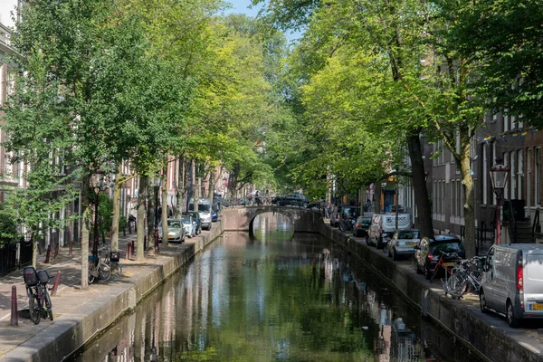 荷兰阿姆斯特丹218号大桥观景14 2018 — 图库照片