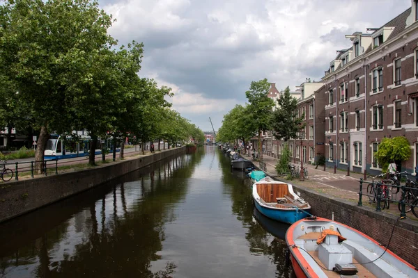 Amsterdam 'daki Baanbrug Köprüsü' nden Hollanda 5-8-2021