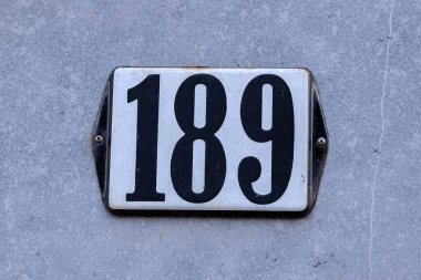 Amsterdam 'daki 189 numaralı evi kapatın. Hollanda 30-1-2022.