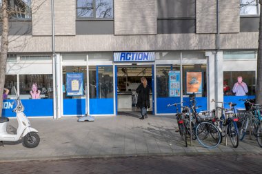 Amsterdam 'ın batısındaki Action Store Hollanda 30-1-2022