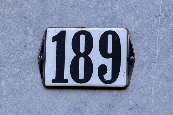 Close House Number 189 Amsterdam Netherlands 2022 — Stock fotografie