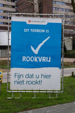 Billboard UMC Rookvrij Amsterdam 'da Hollanda 20-3-2020