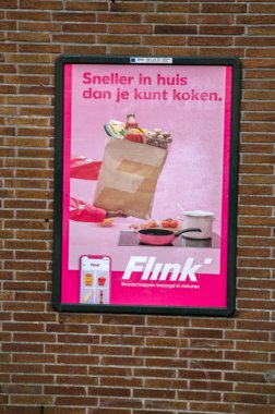 Amsterdam 'daki Billboard Flink Hollanda 13-2-2022