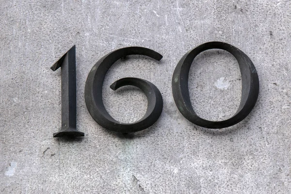 Close House Number 160 Amsterdam Teh Países Bajos 2022 —  Fotos de Stock