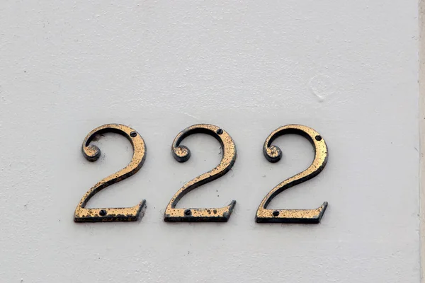 Close House Number 222 Amsterdam Países Bajos 2022 — Foto de Stock