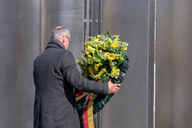 Amsterdam 'da Ravensbruck Kadınlar Toplama Kampı Anma Günü Hollanda 10-4-2022