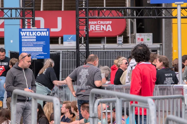 Fans Last Three Concerts Rolling Stones Amsterdam Nederländerna 2022 — Stockfoto
