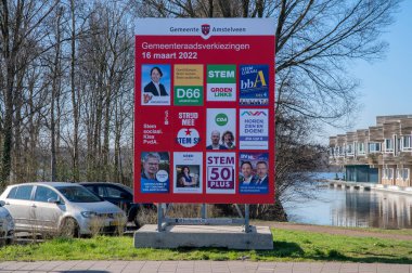 Amstelveen 'deki Billboard Seçimleri Hollanda 4-3-2022