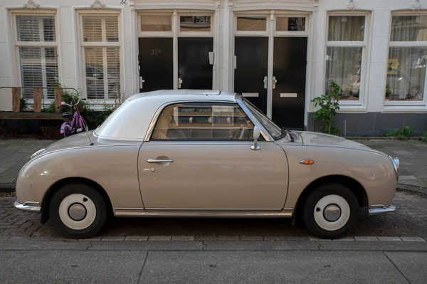 Nissan Figaro Voiture Amsterdam Aux Pays Bas 2022 — Photo