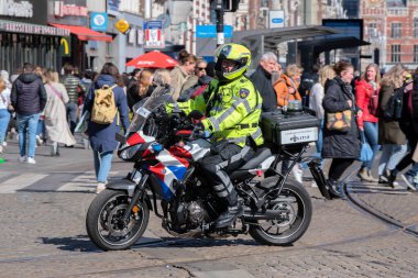 Amsterdam 'da Motorlu Polis 19-3-2022