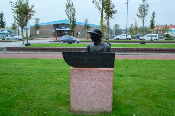 Statue Ambachten Scheepsbouwer Den Helder Netherlands 2019 — Stock Photo, Image