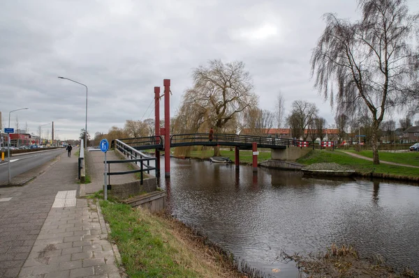 Puente Kwakelbrug Ámsterdam Países Bajos 2022 — Foto de Stock